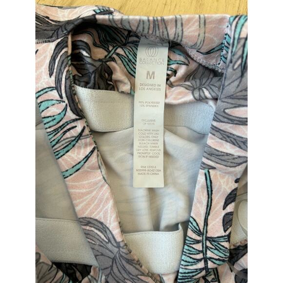 Athletic Tennis Dress M Mini Tropical Floral Beach Sport New Balance Collection - Picture 6 of 12